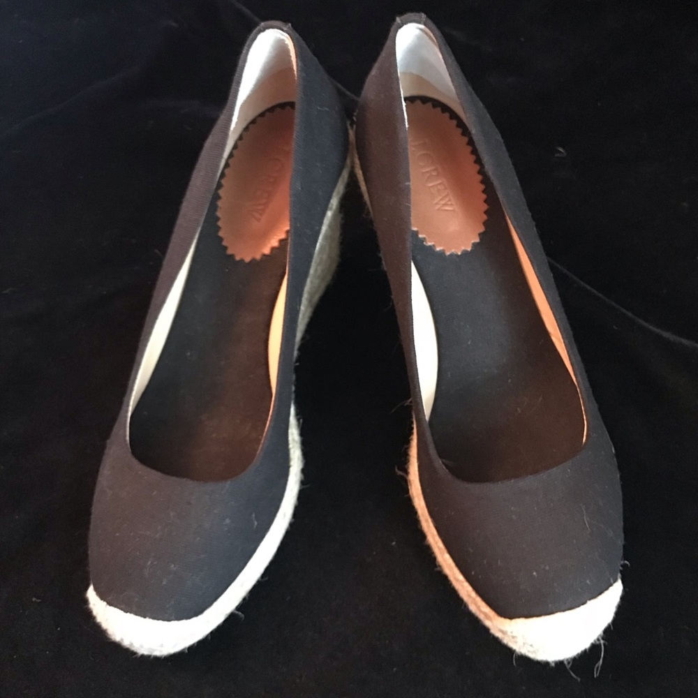 NWOT J Crew wedge espadrilles - size 9